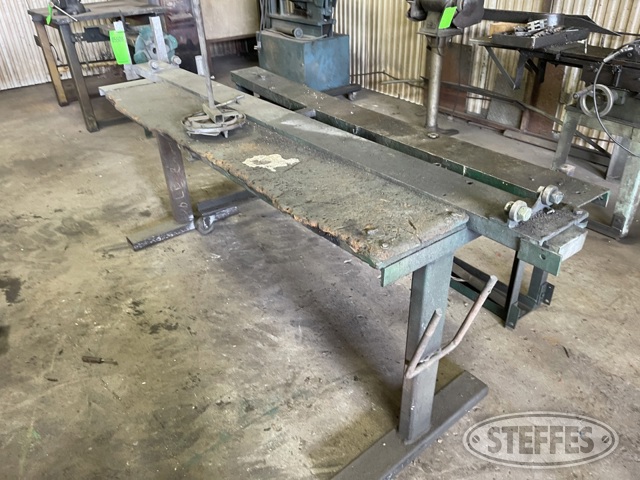 Shop-built welding/fabrication table